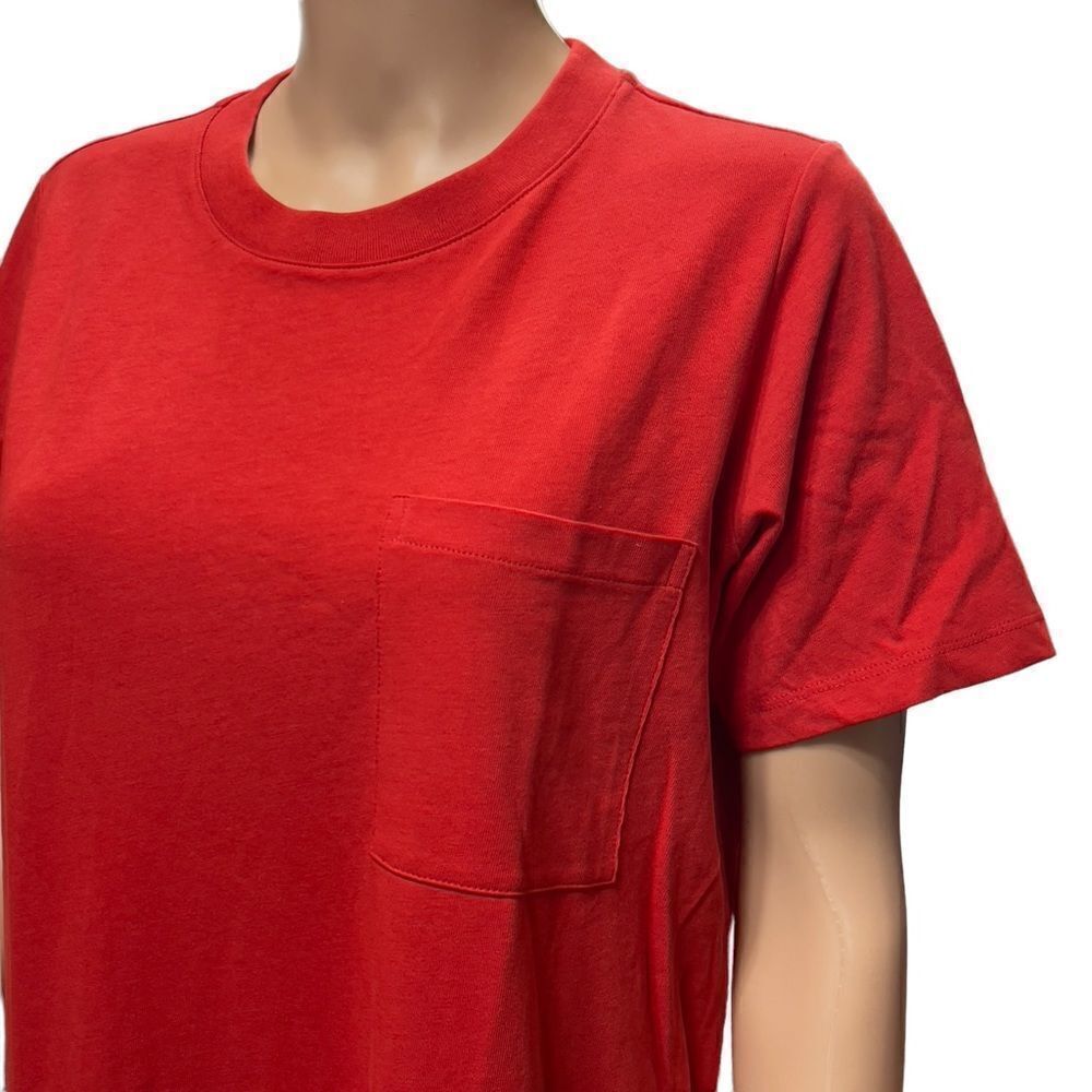 Everlane Red T-Shirt Dress - Picture 4 of 13